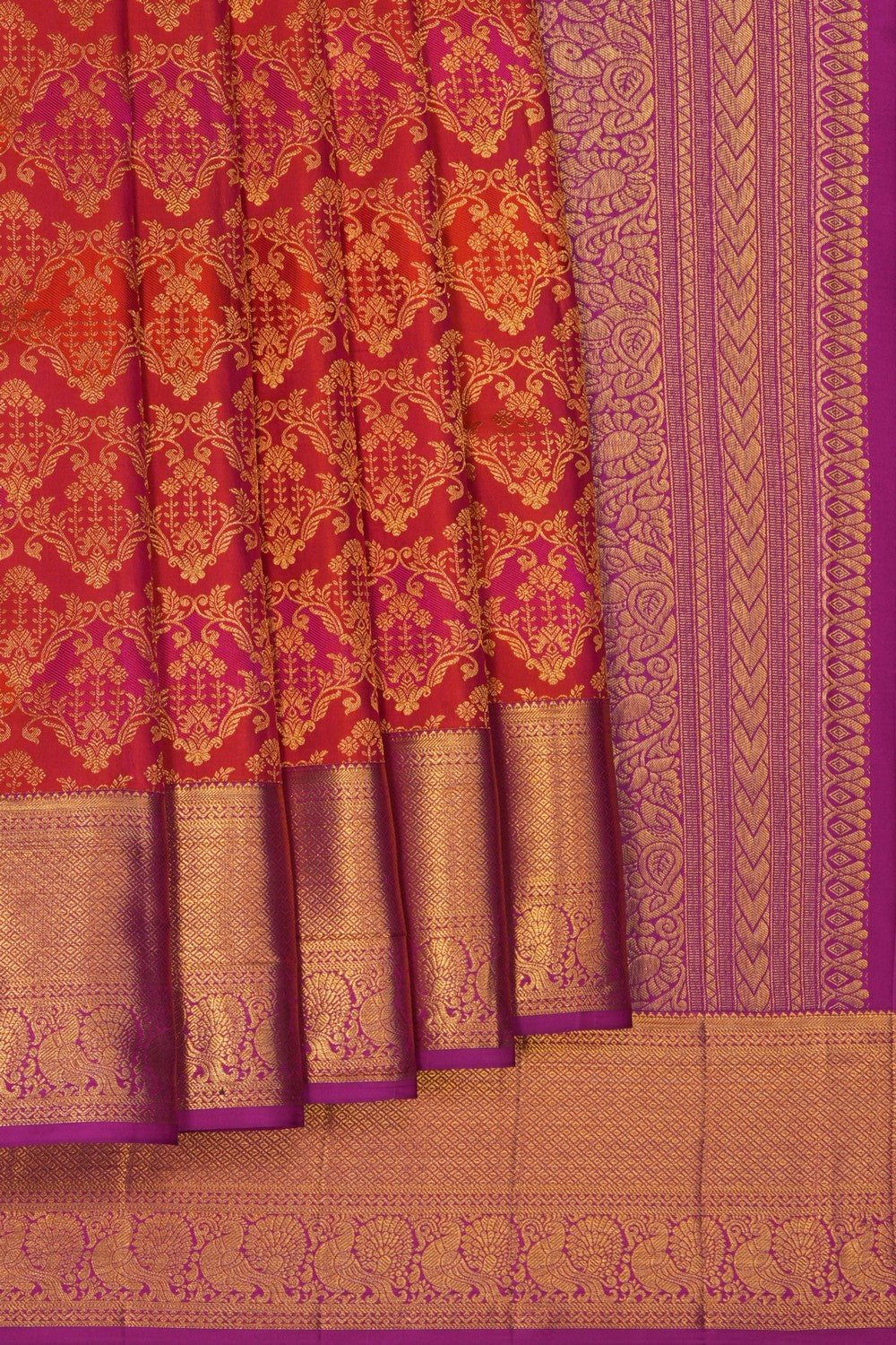 Image of Kanchipattu Silk Pink Saree