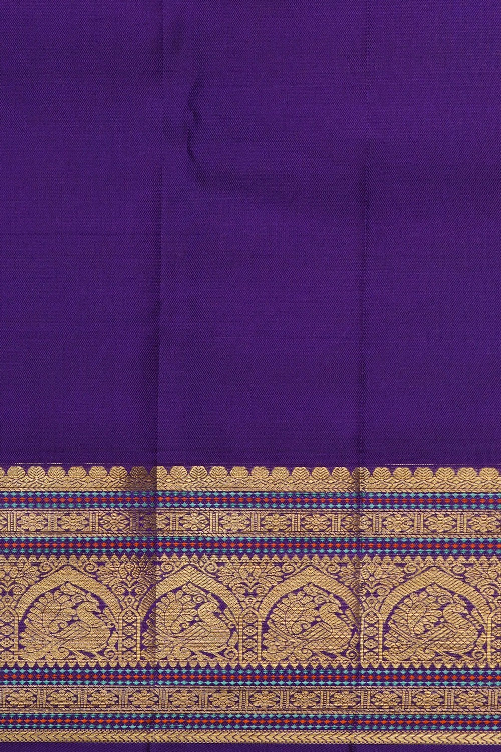 Image of Kanchipattu Silk Light Blue Saree