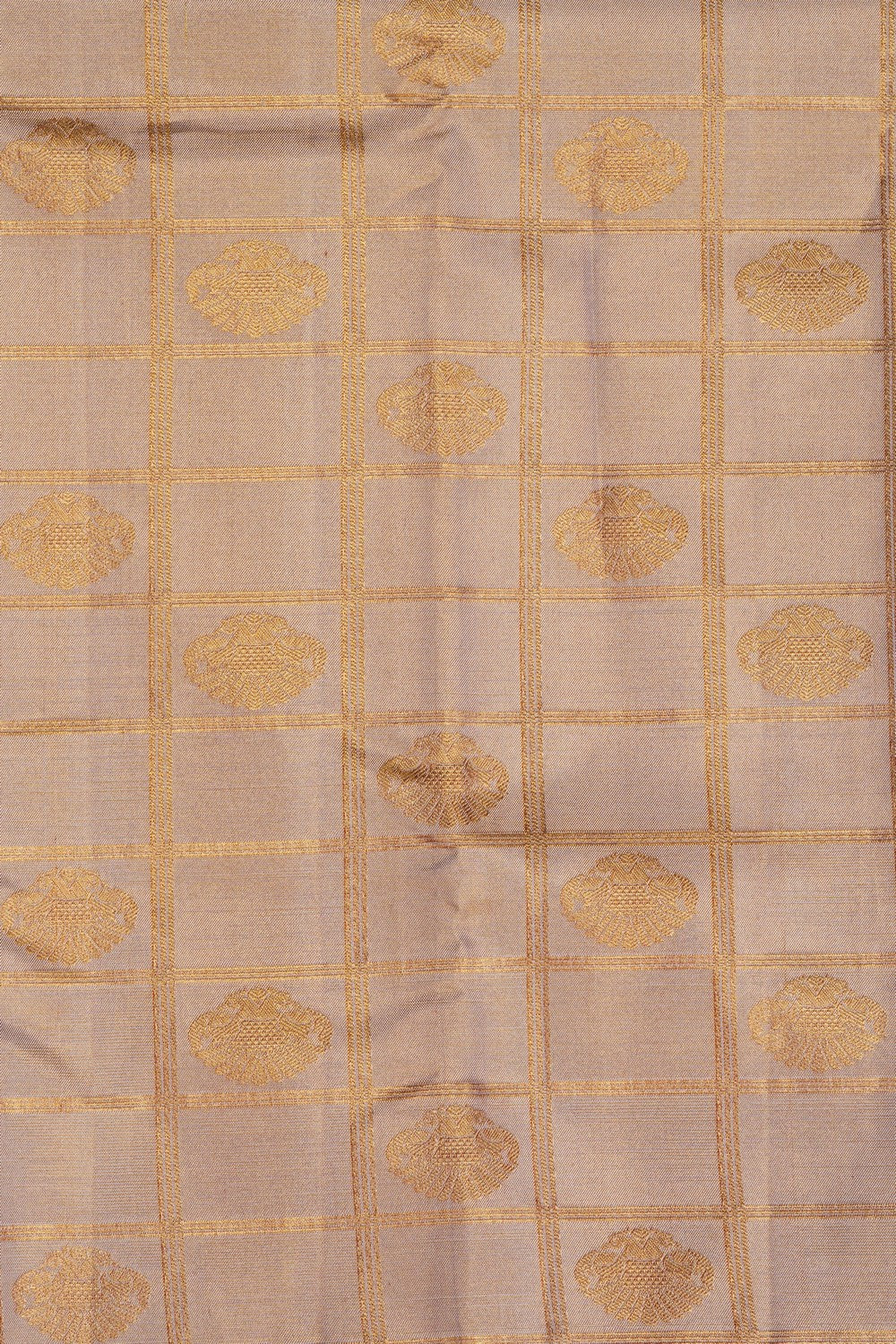 Image of Kanchipattu Silk Off-White Saree