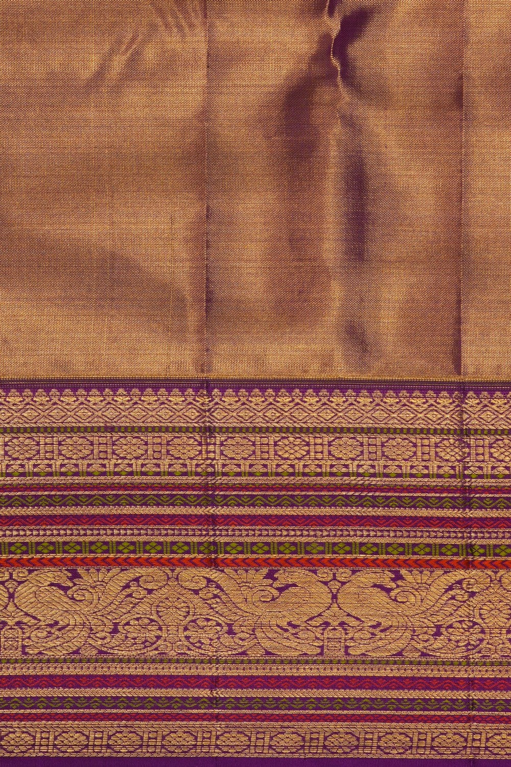 Image of Kanchipattu Silk Yellow Saree