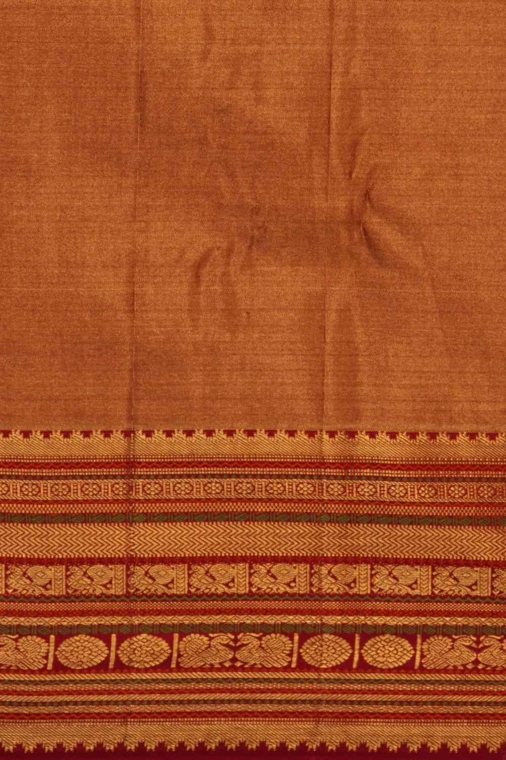 Image of Kanchipattu Tissue Silk Off-White Saree