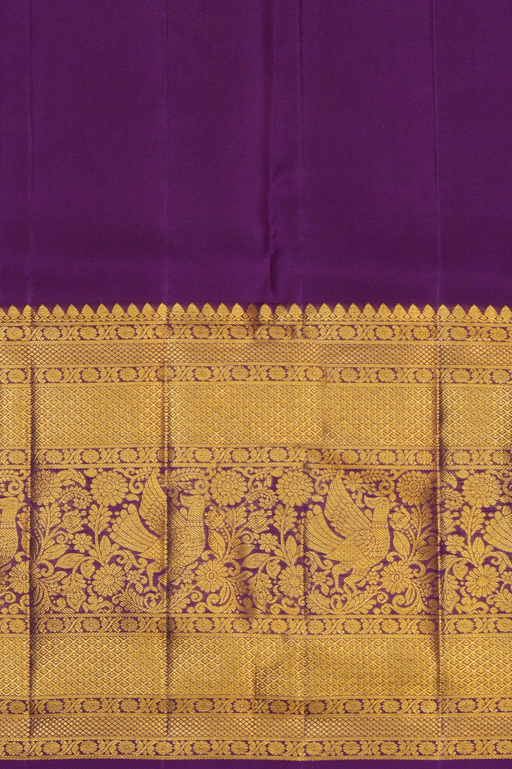 Image of Kanchipattu Silk Violet Saree