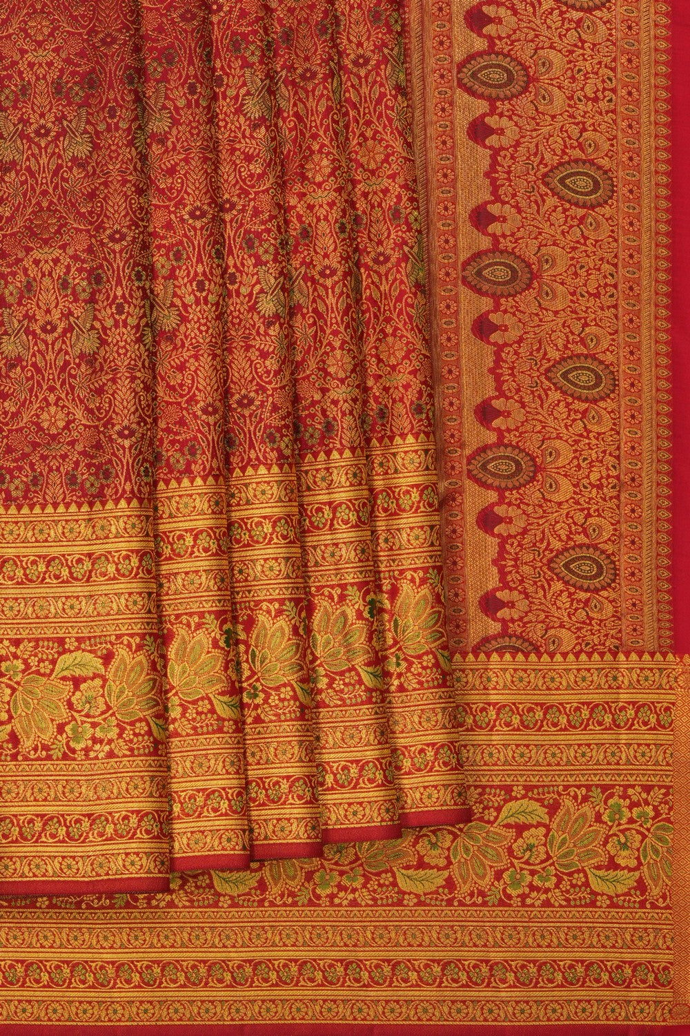 Image of Kanchipattu Silk Maroon Saree