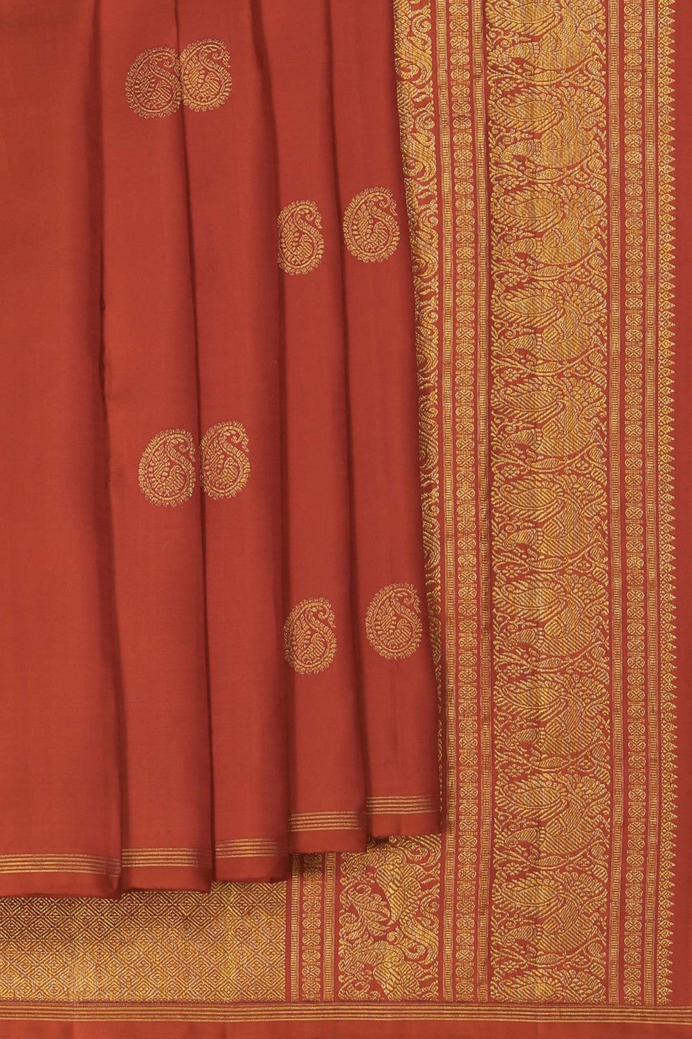 Image of Kanchipattu Silk Red Saree