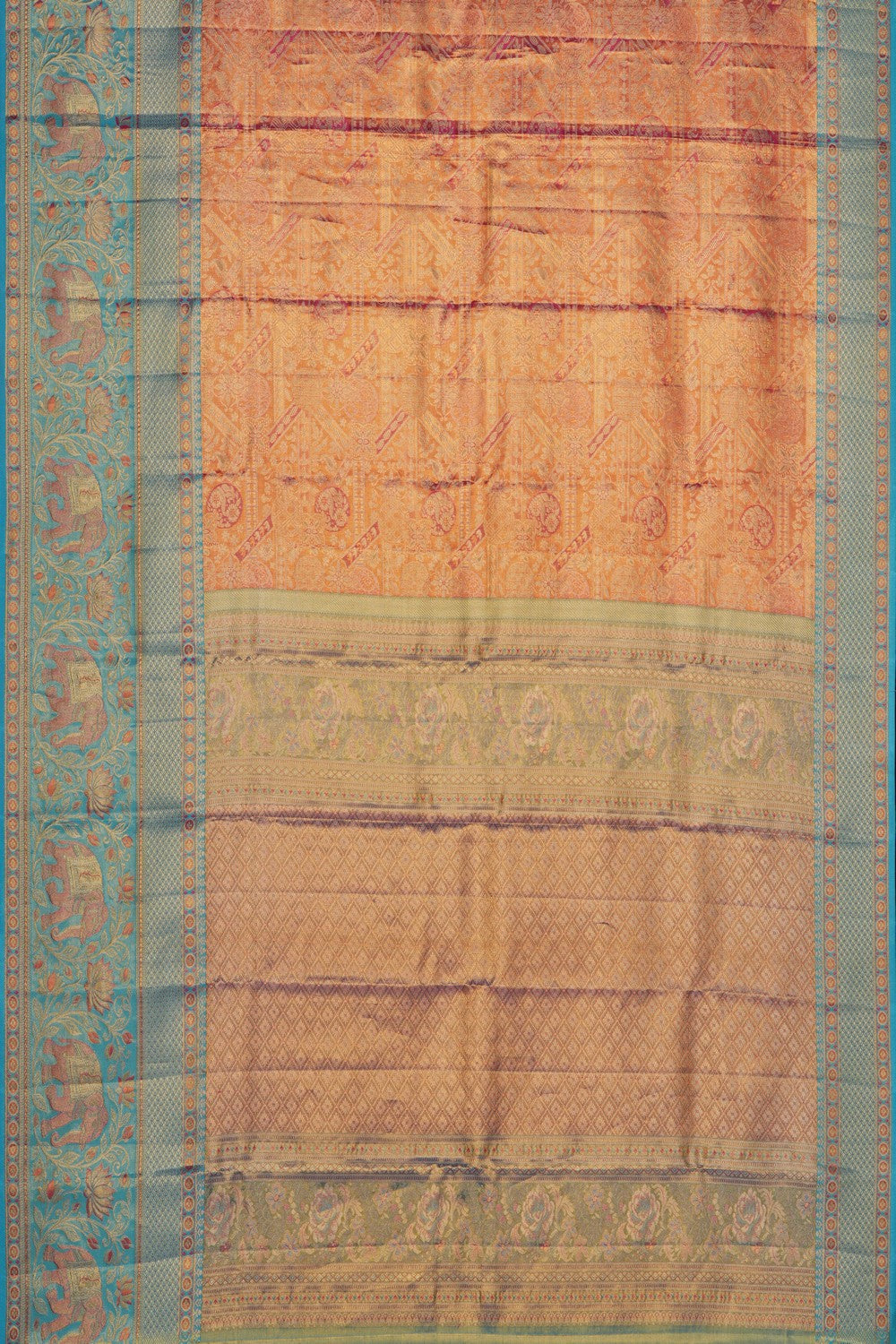 Image of Kanchipattu Silk Pink Saree