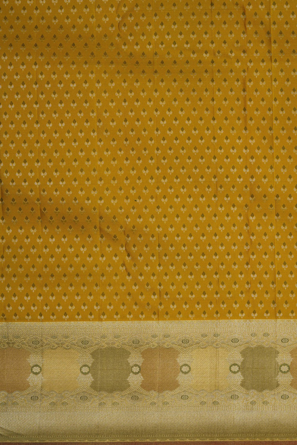 Image of Kanchipattu Silk Yellow Saree