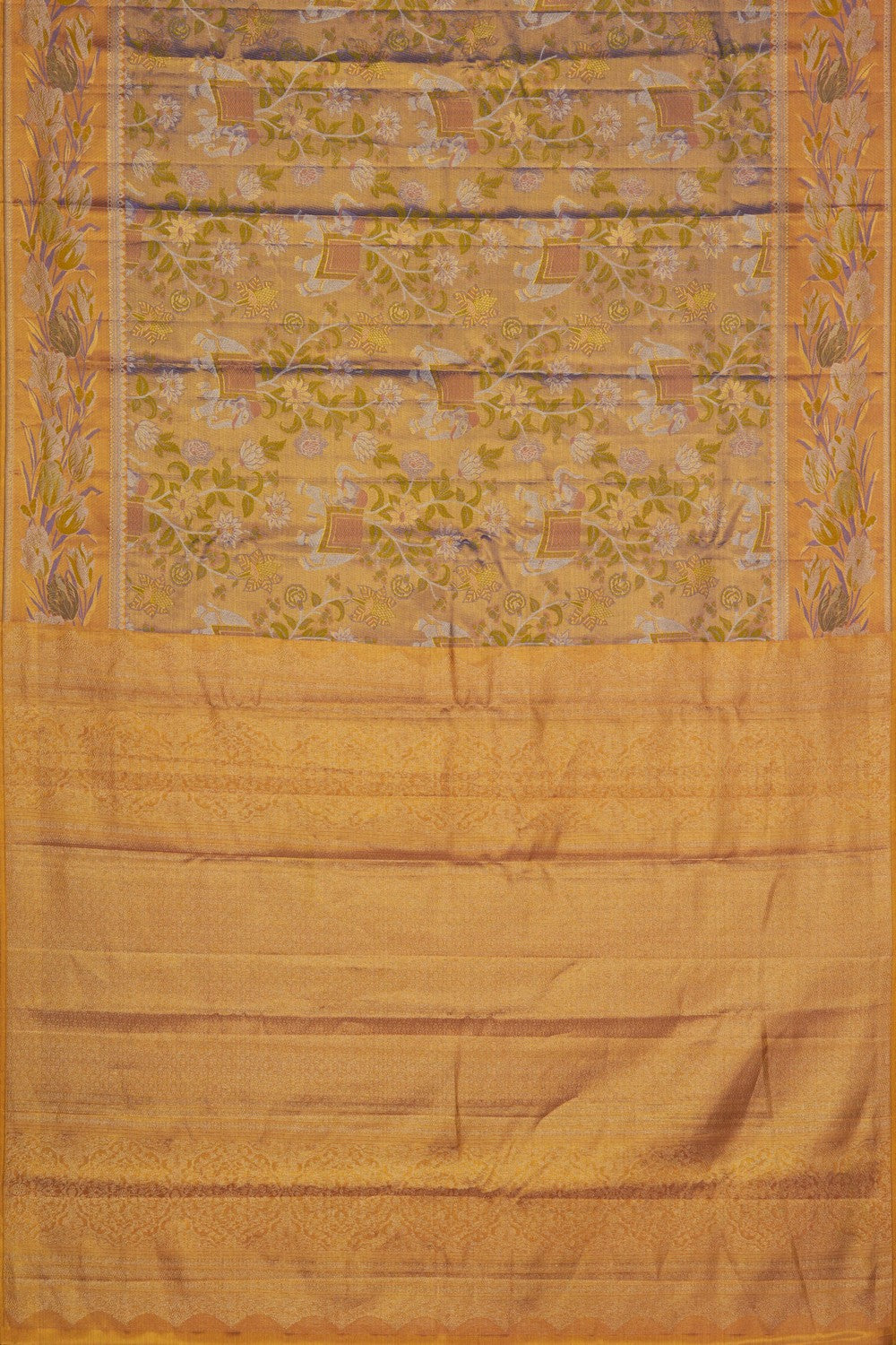 Image of Kanchipattu Tissue Silk Lavender Saree