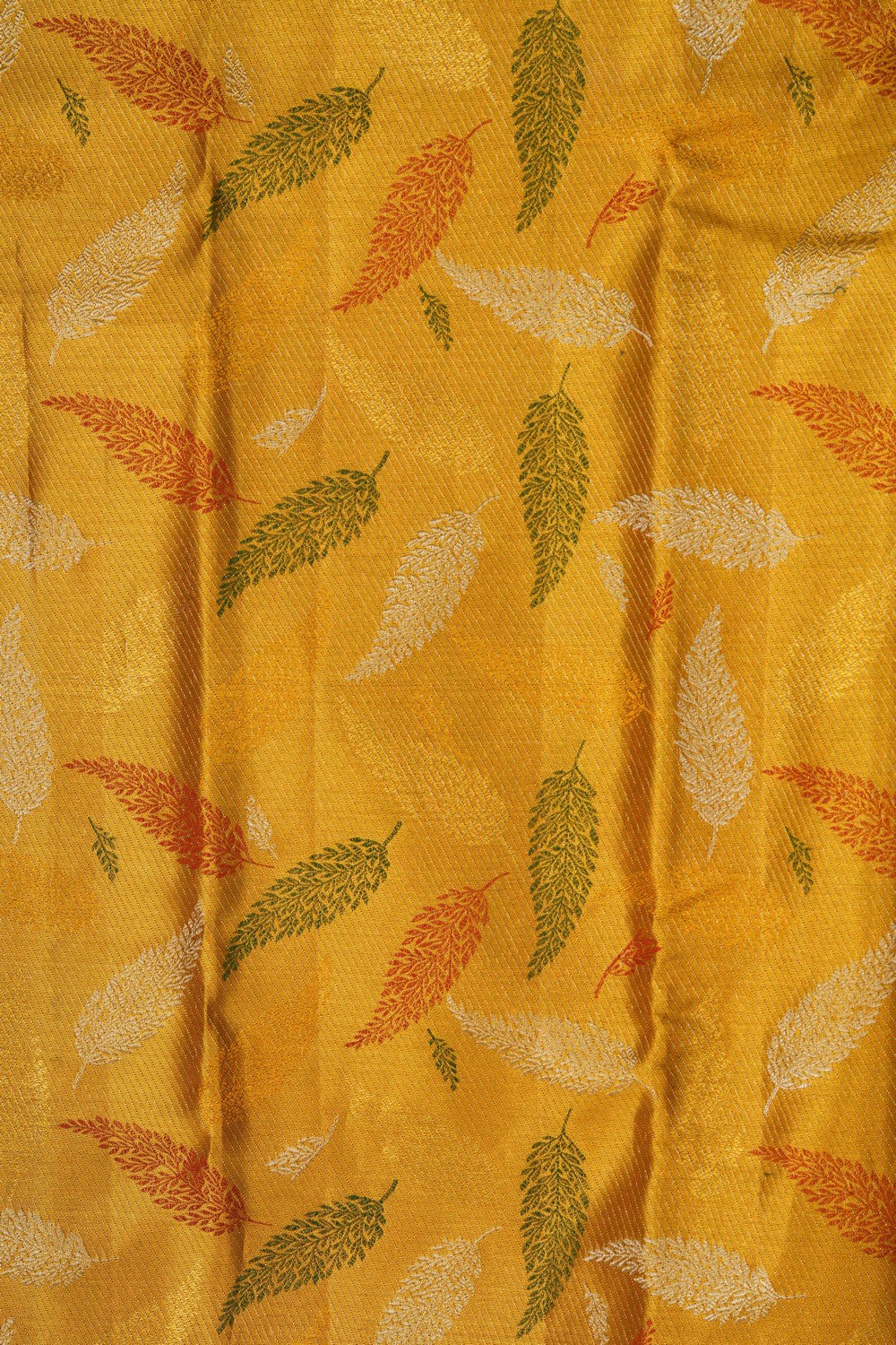Image of Kanchipattu Silk Yellow Saree