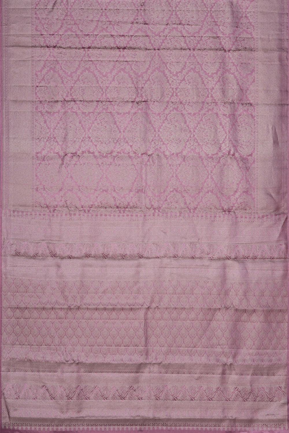 Image of Kanchipattu Silk Lavender Saree