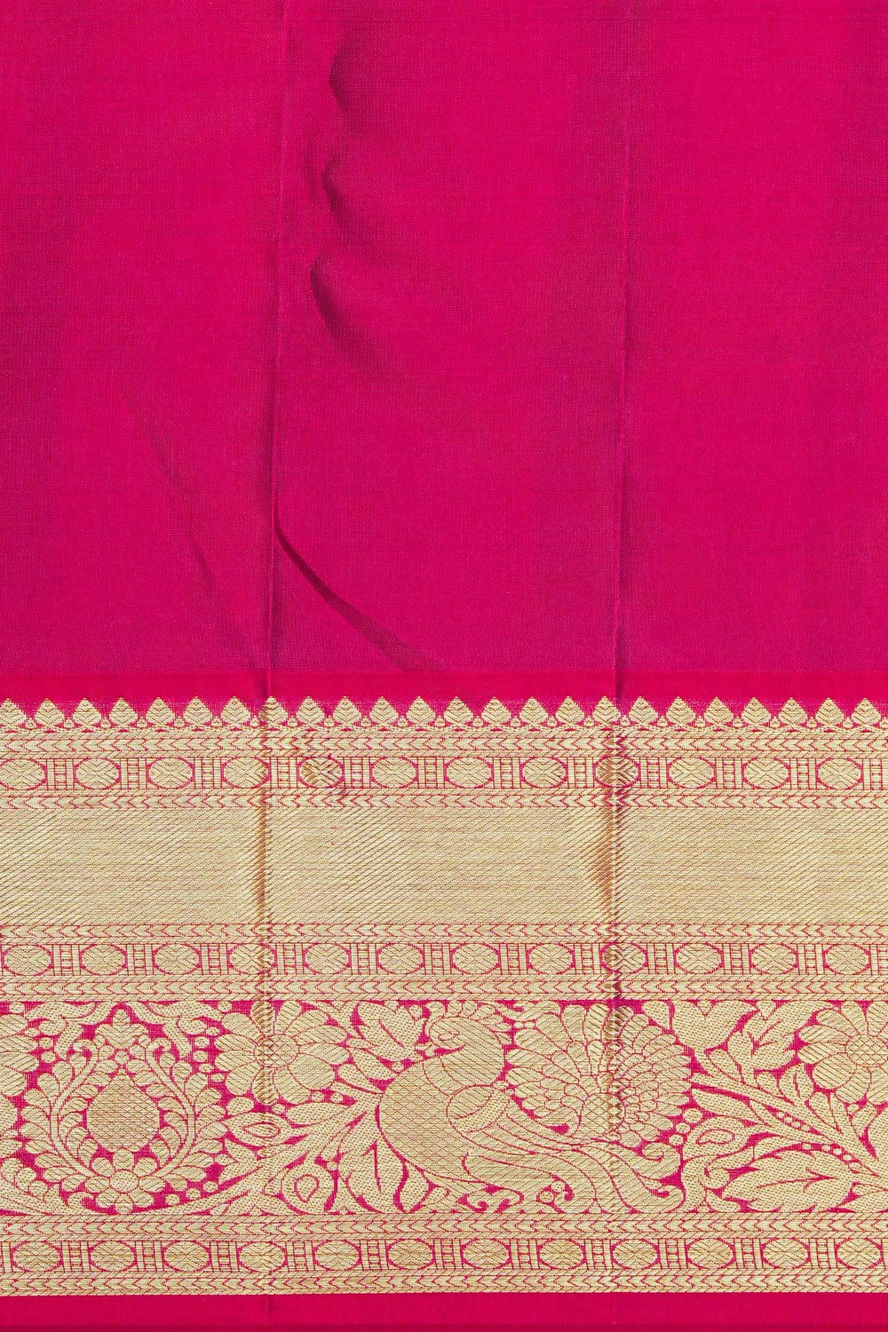 Image of Kanchipattu Silk Bright Pink Saree