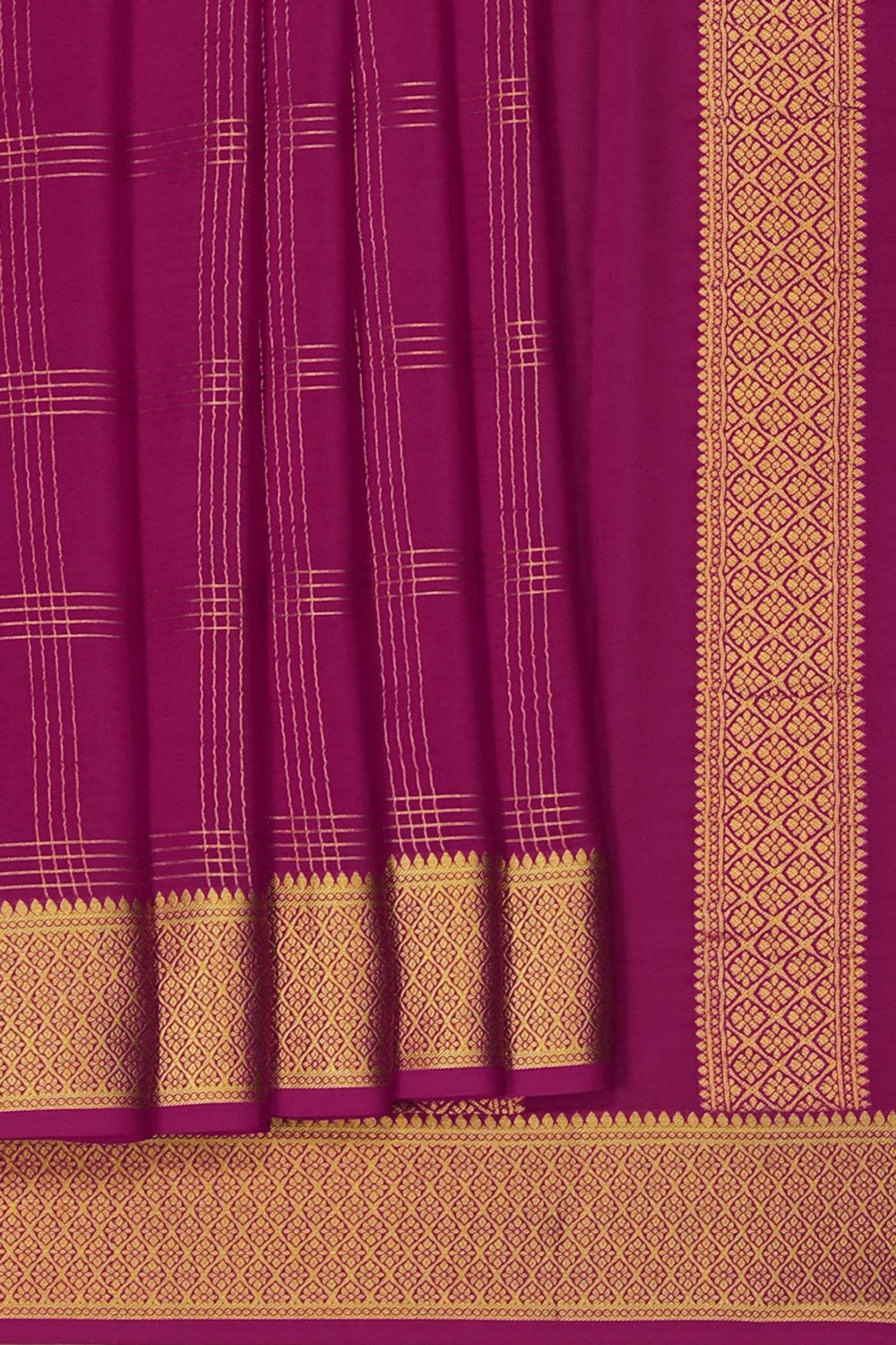 Image of Binny Crepe Silk Purple Saree
