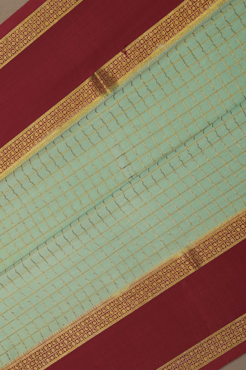 Image of Binny Crepe Silk Pastel Green Saree
