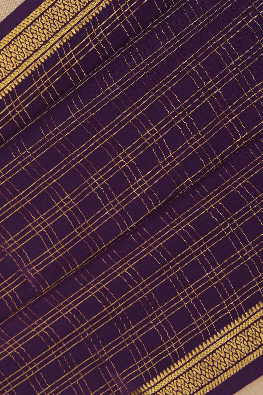 Image of Binny Crepe Silk Purple Saree