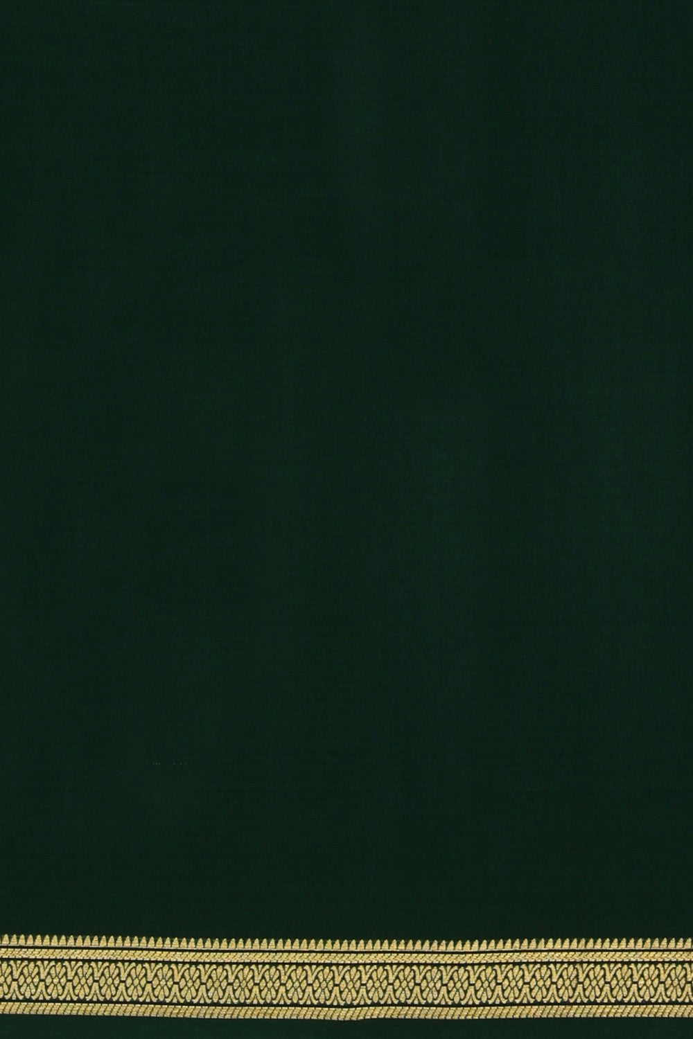 Image of Binny Crepe Silk Bottle Green Saree