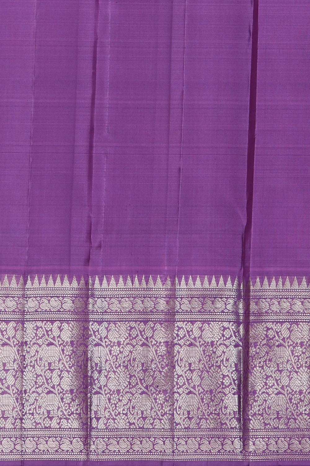 Image of Kanchipattu Silk Lavender Saree