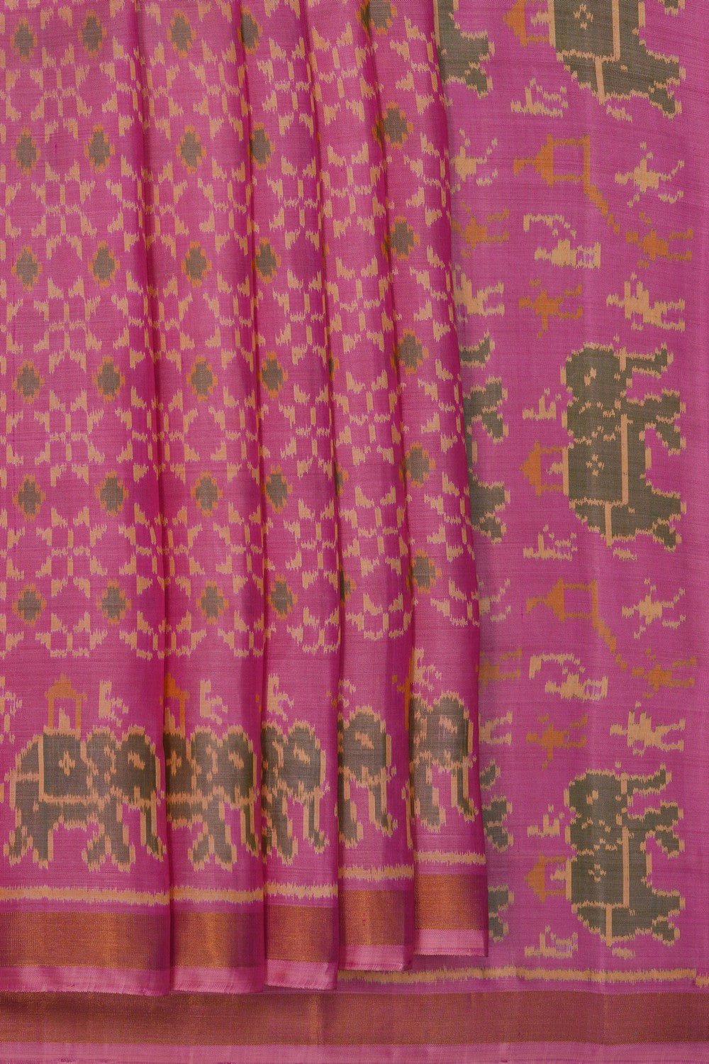 Image of Rajkot Silk Purple Saree