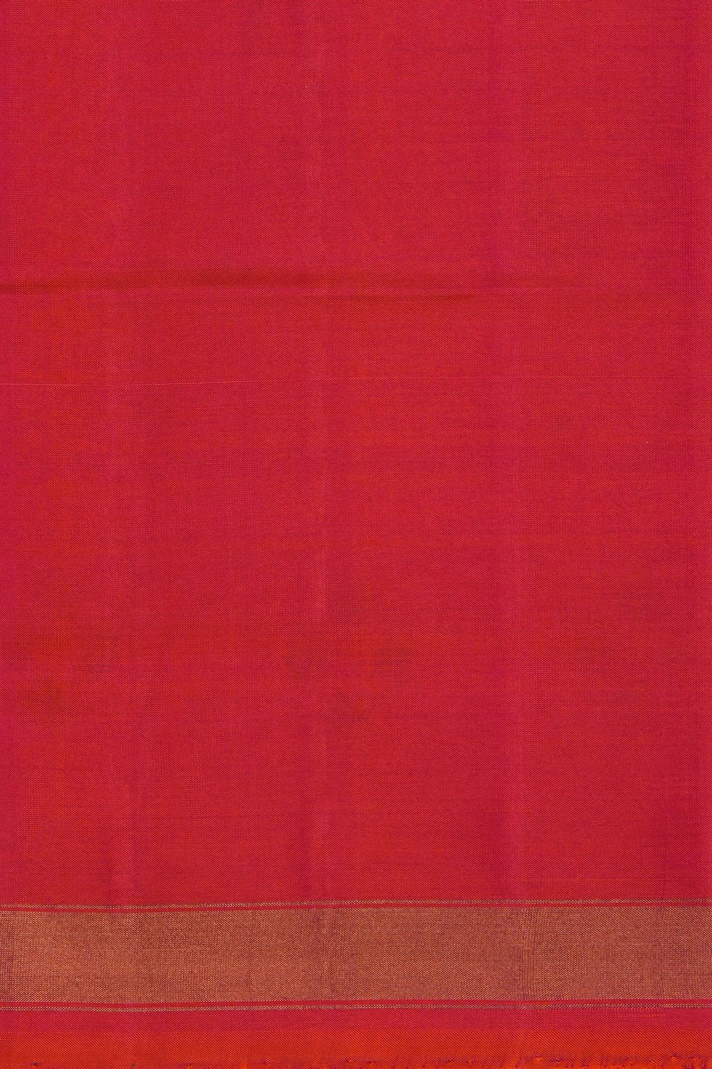 Image of Rajkot Silk Coral Pink Saree