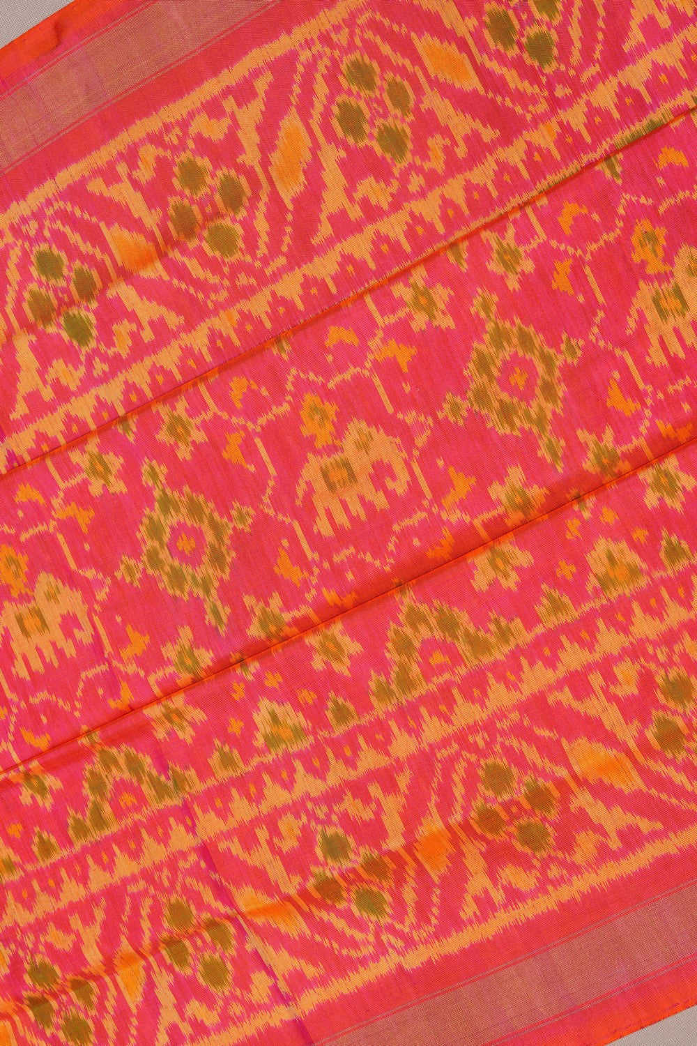 Image of Rajkot Silk Pink Saree