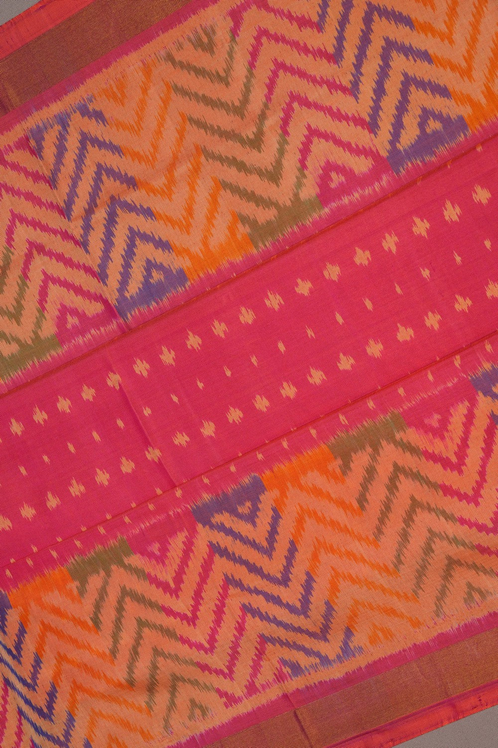 Image of Rajkot Silk Pink Saree