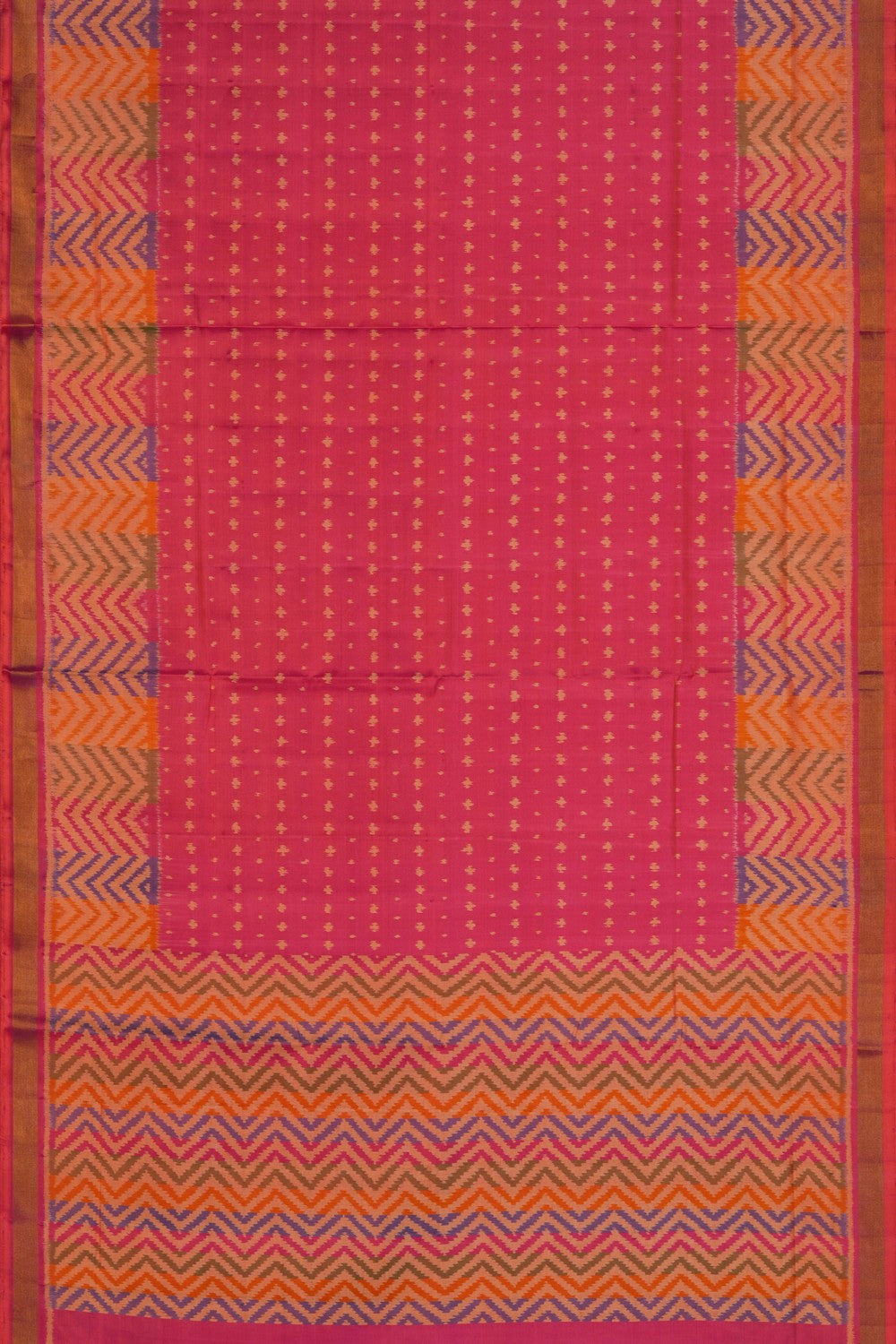 Image of Rajkot Silk Pink Saree