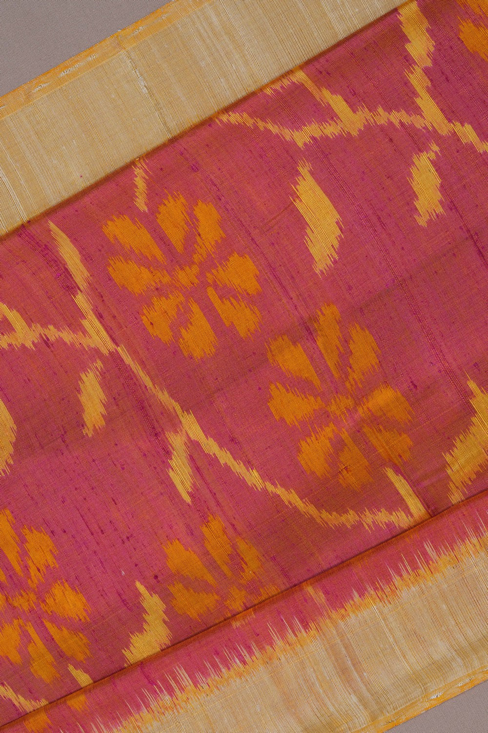 Image of Rajkot Silk Pink Saree