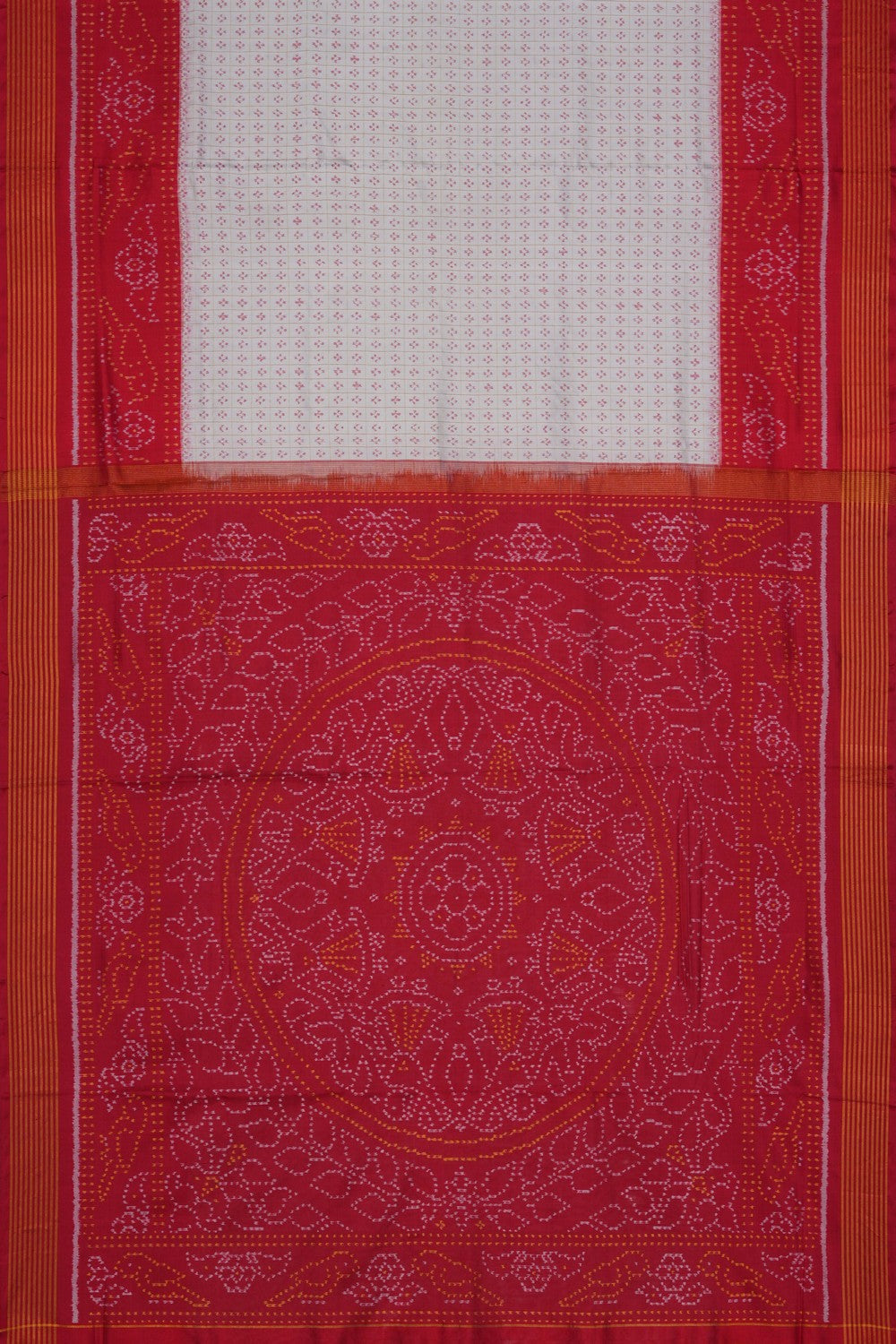 Image of Rajkot Silk White Saree