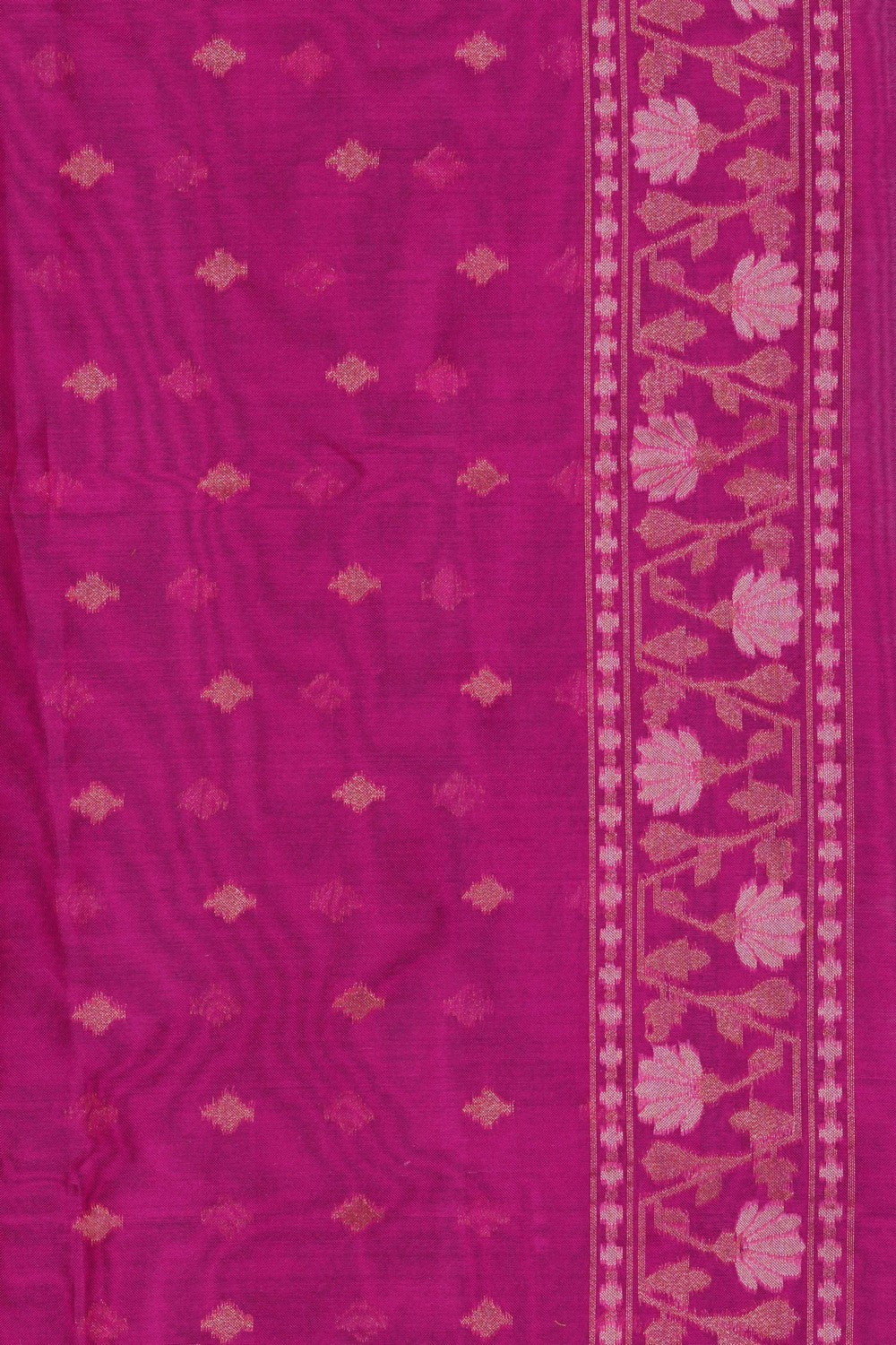 Image of Banarasi Kora Beige Saree