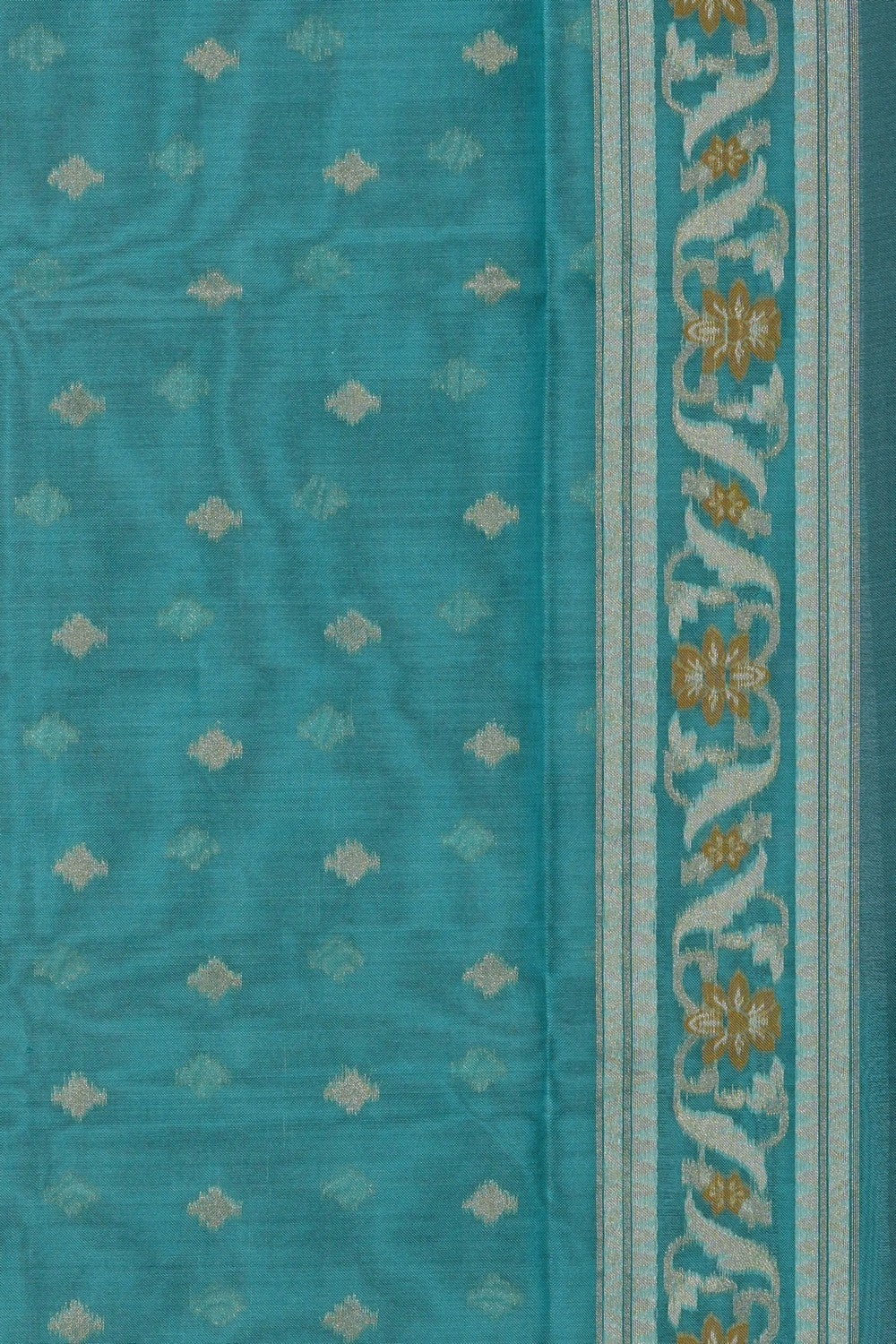Image of Banarasi Kora Peach Pink Saree