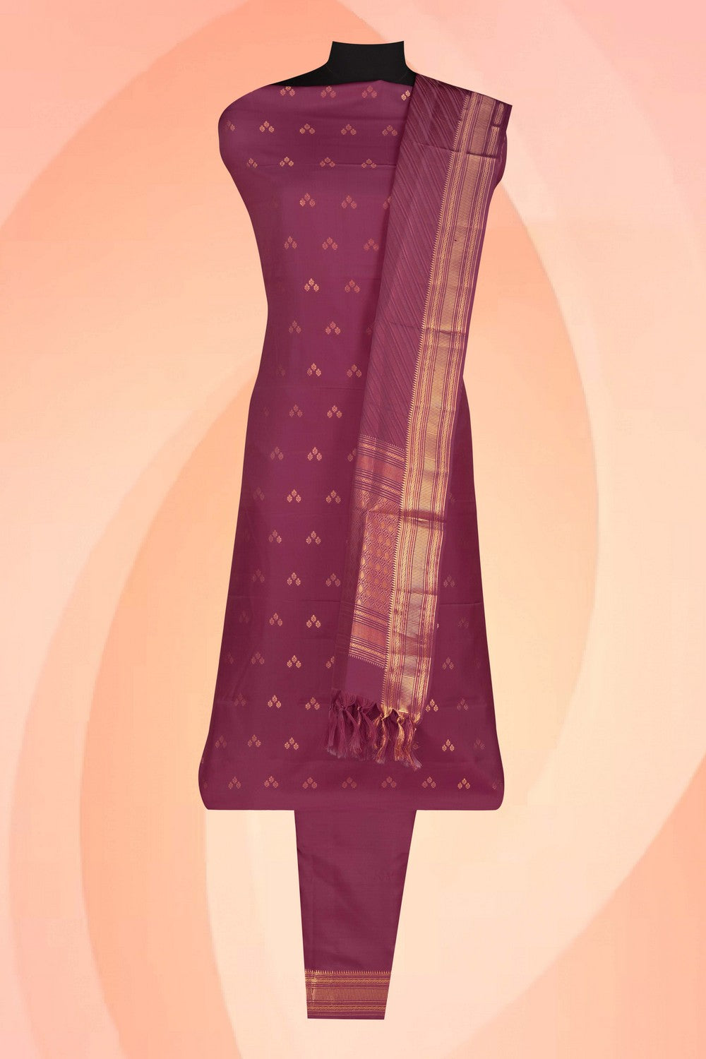Image of Unstitched Suit Set Fabric (3 Pcs Set)