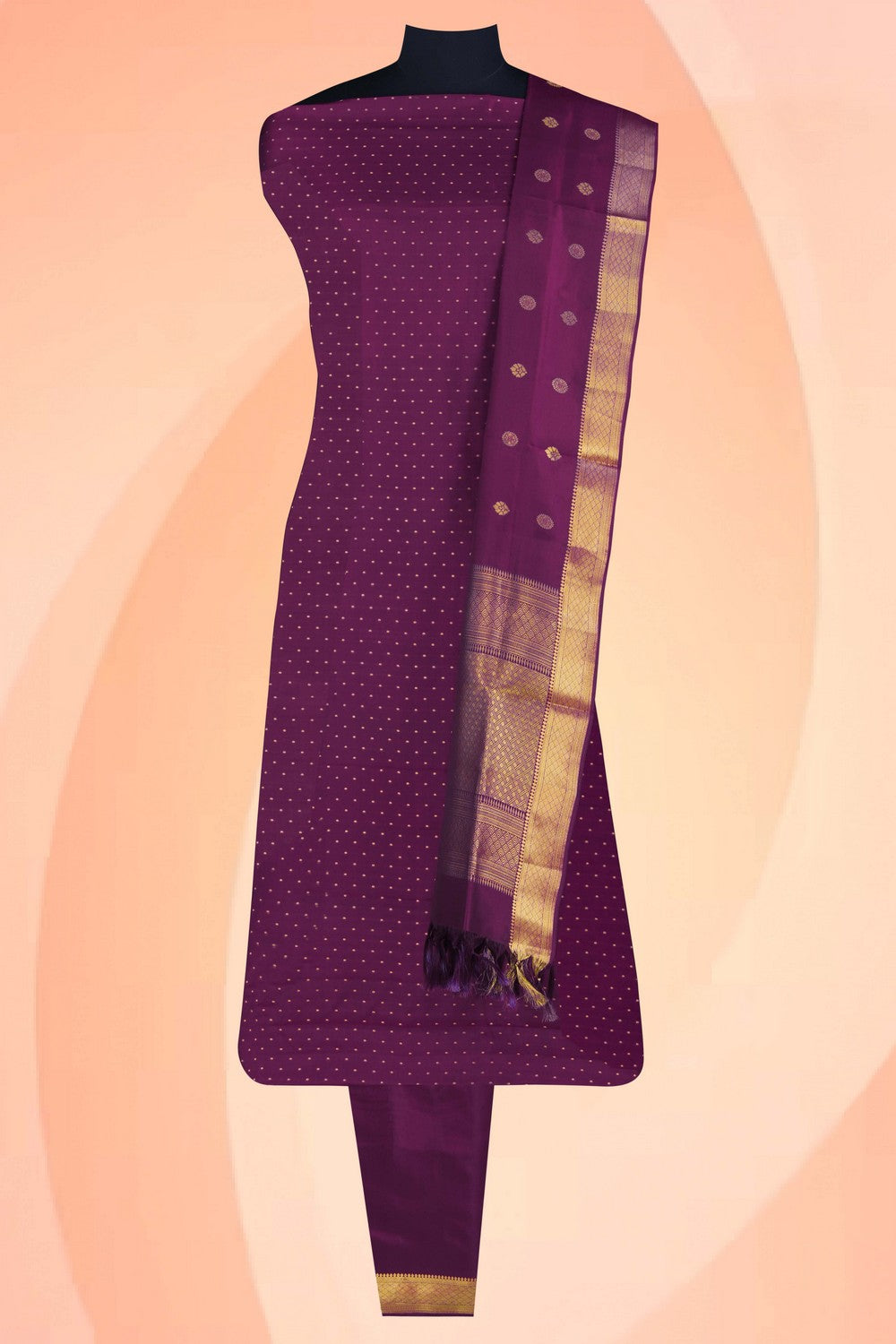 Image of Unstitched Suit Set Fabric (3 Pcs Set)