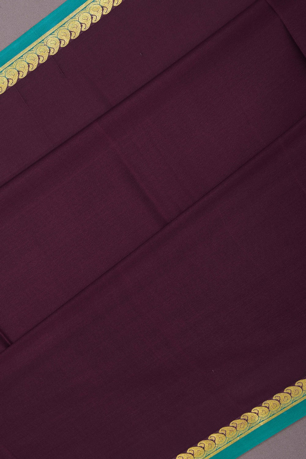 Image of Binny Crepe Wine Purple Saree