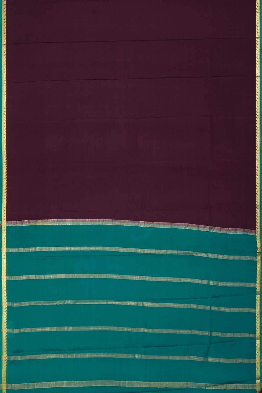 Image of Binny Crepe Wine Purple Saree