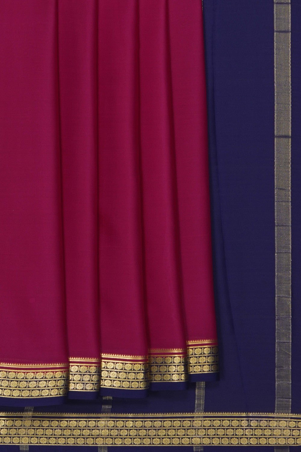 Image of Binny Crepe Purple Saree