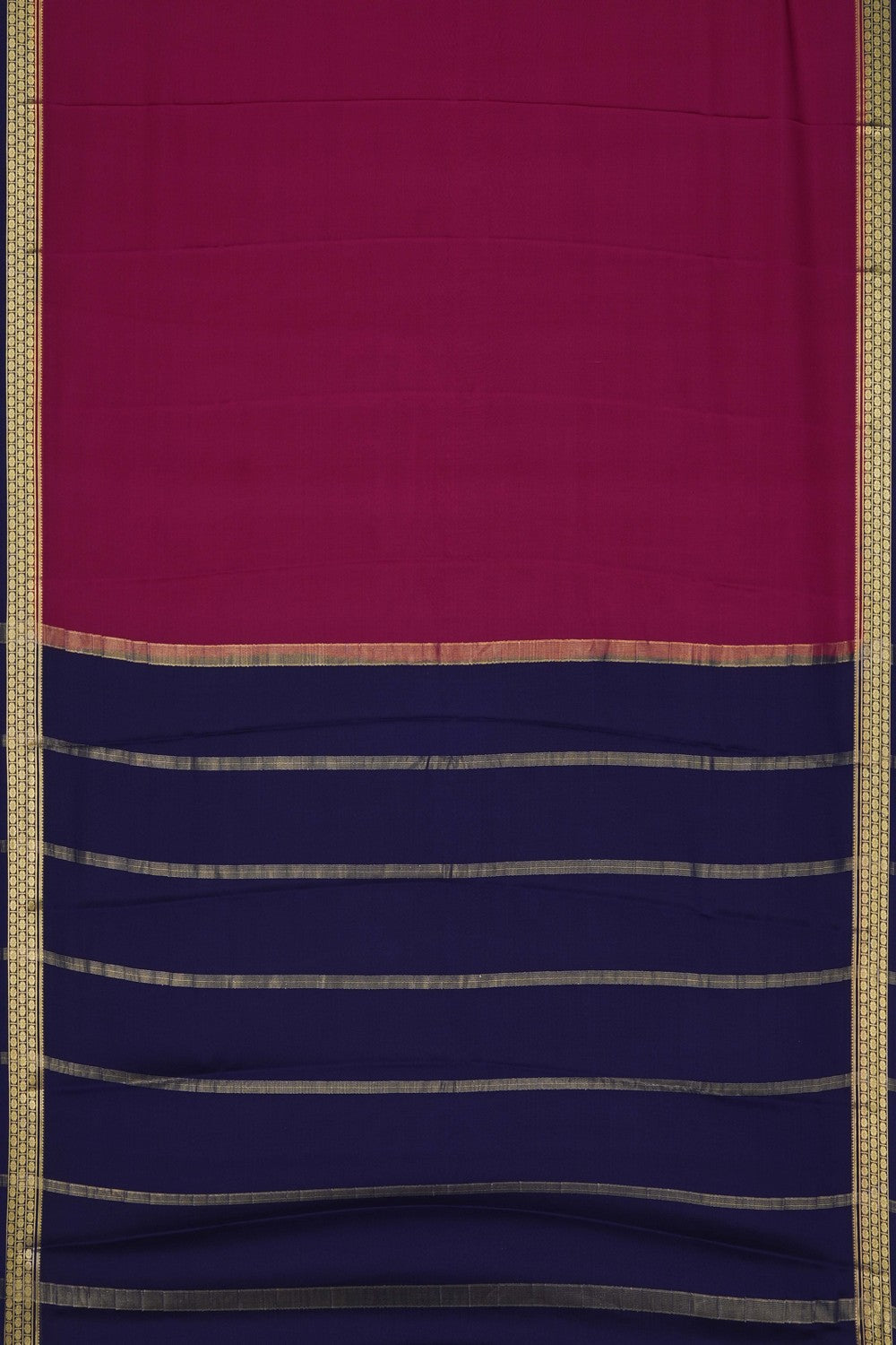 Image of Binny Crepe Purple Saree