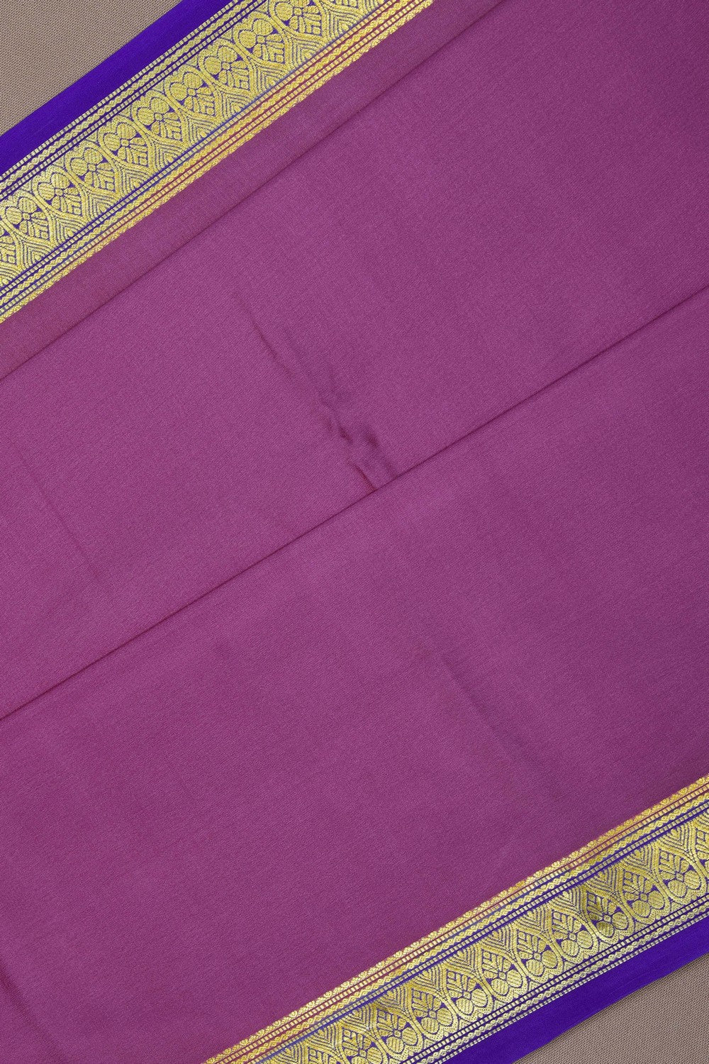 Image of Binny Crepe Purple Saree
