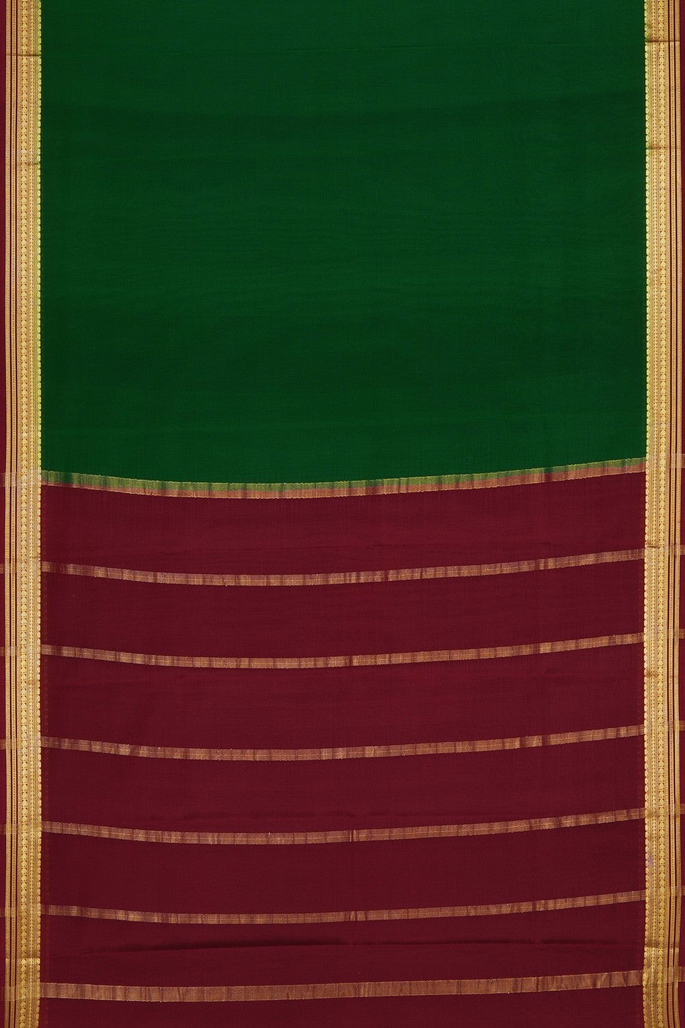 Image of Binny Crepe Bright Green Saree