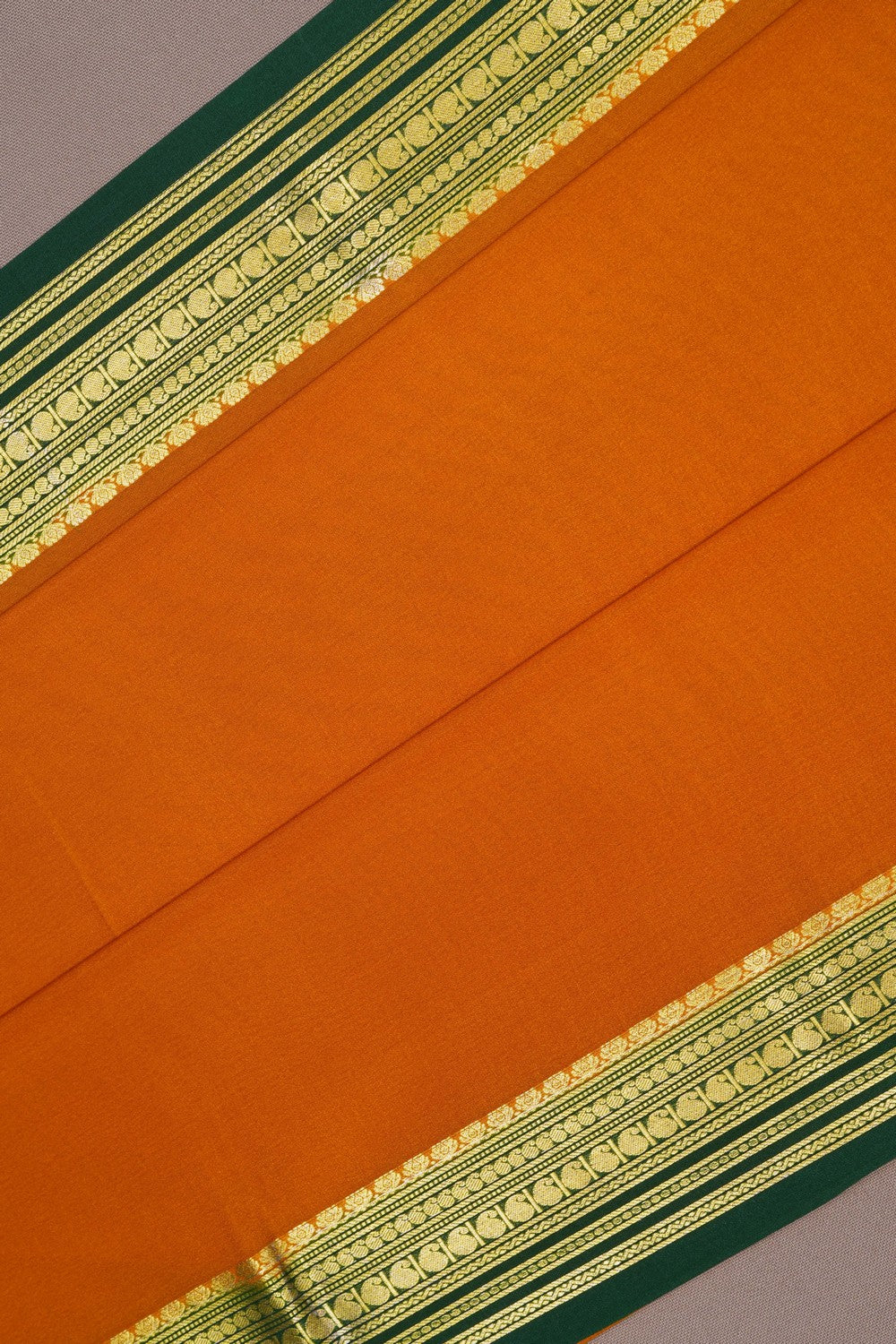 Image of Binny Crepe Orange Saree