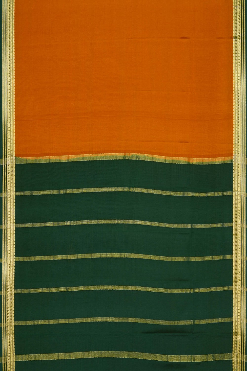 Image of Binny Crepe Orange Saree