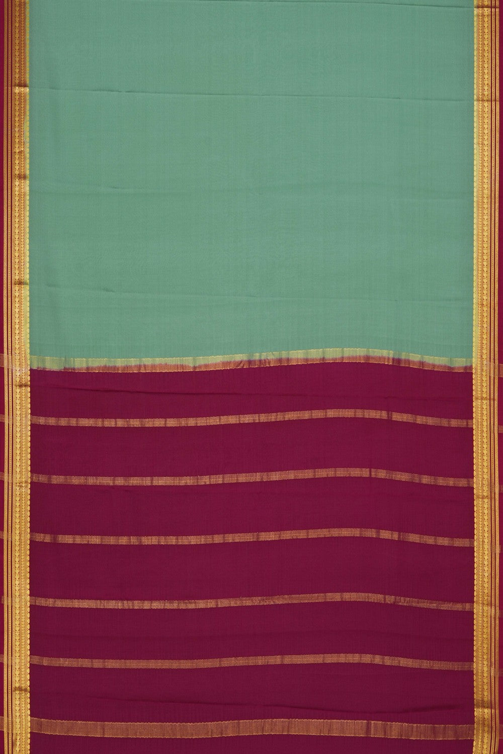 Image of Binny Crepe Sea Blue Saree