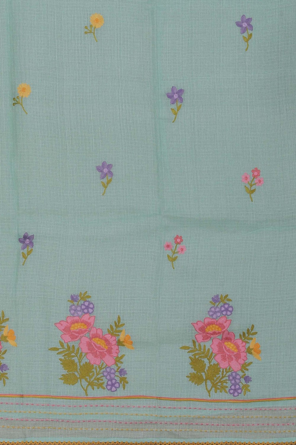 Image of Kota Doria Unstitched Suit (3 Pcs Set)