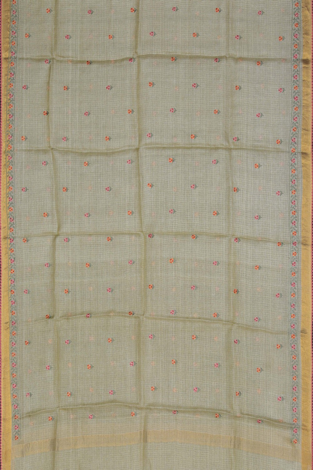 Image of Kota Doria Unstitched Suit (3 Pcs Set)