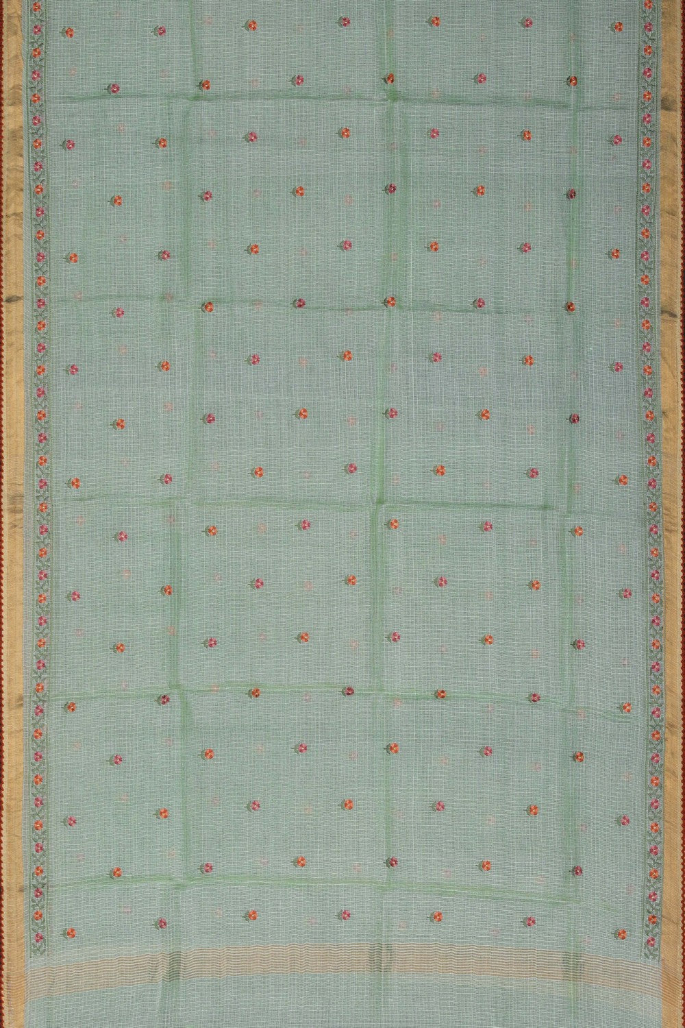 Image of Kota Doria Unstitched Suit (3 Pcs Set)