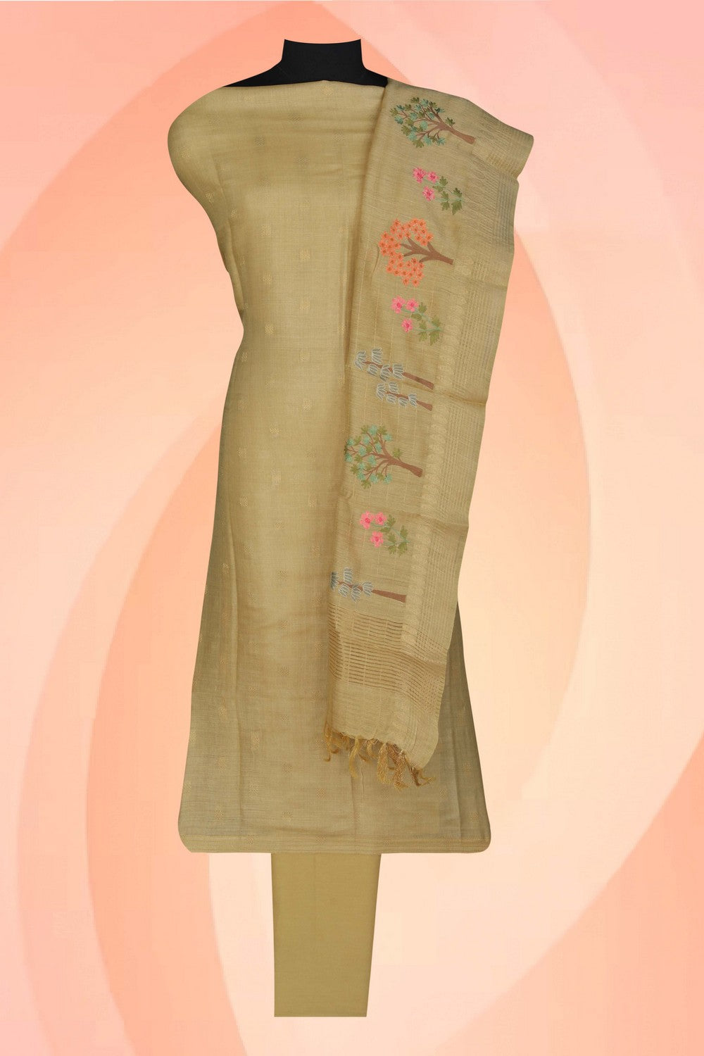 Image of Unstitched Suit Set Fabric (3 Pcs Set)