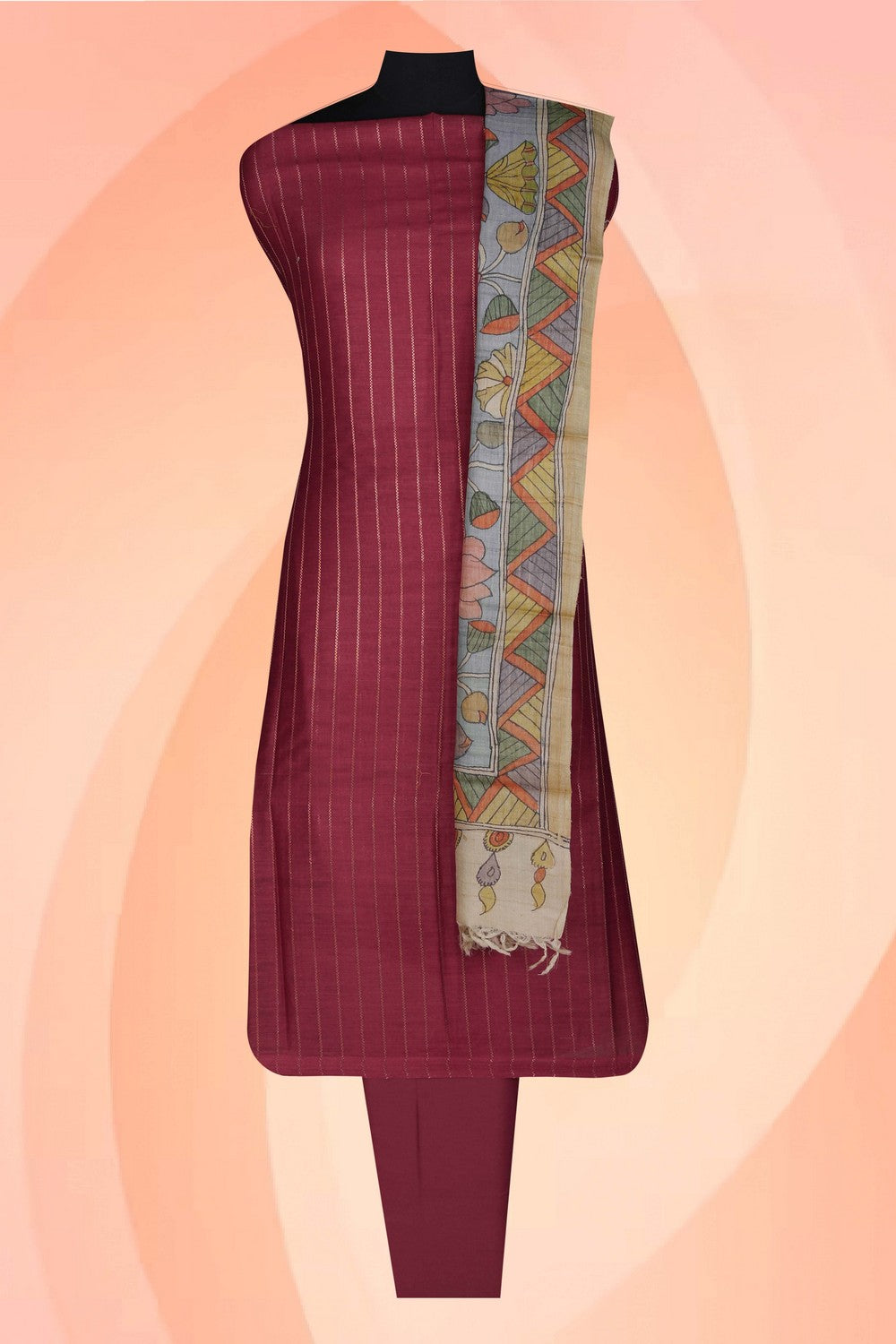 Image of Unstitched Suit Set Fabric (3 Pcs Set)
