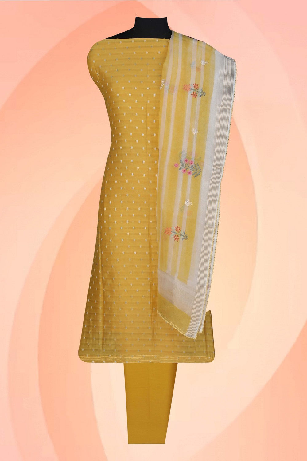 Image of Unstitched Suit Set Fabric (3 Pcs Set)
