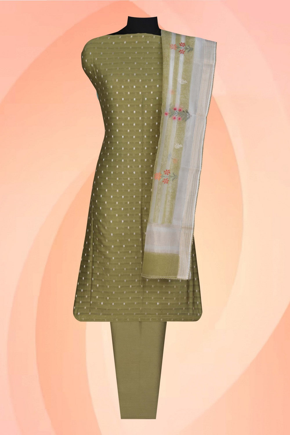 Image of Unstitched Suit Set Fabric (3 Pcs Set)