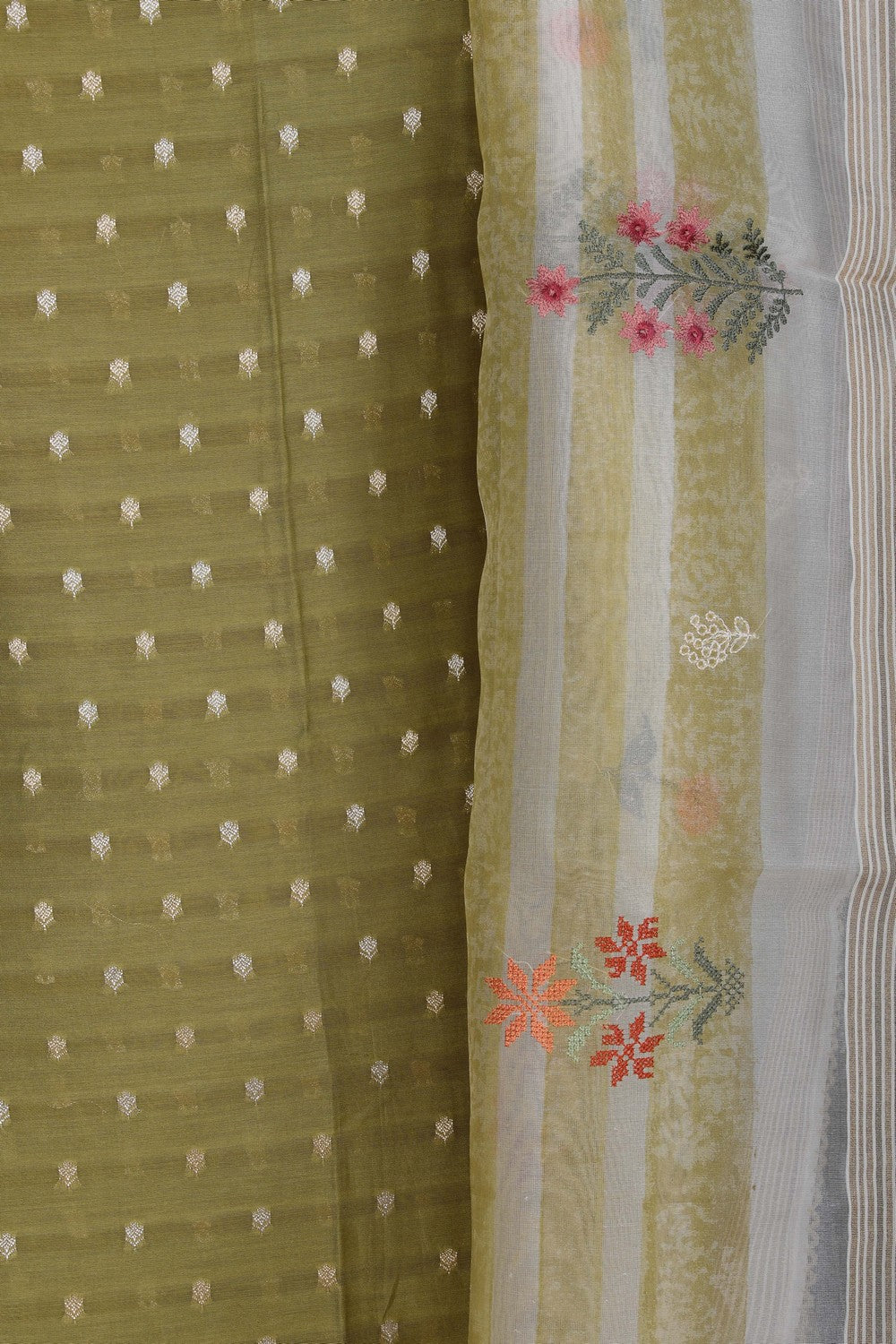 Image of Unstitched Suit Set Fabric (3 Pcs Set)