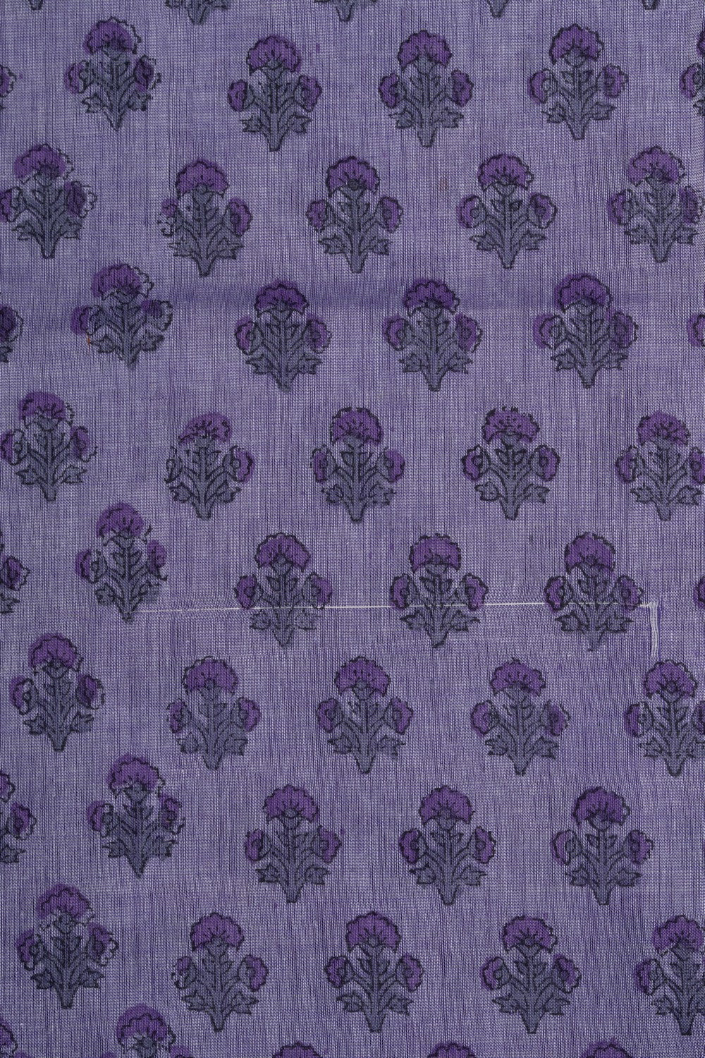Image of Mangalagiri Cotton Purple Saree