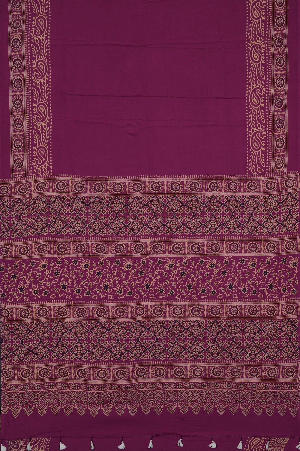 Image of A Pink Satin Silk Saree