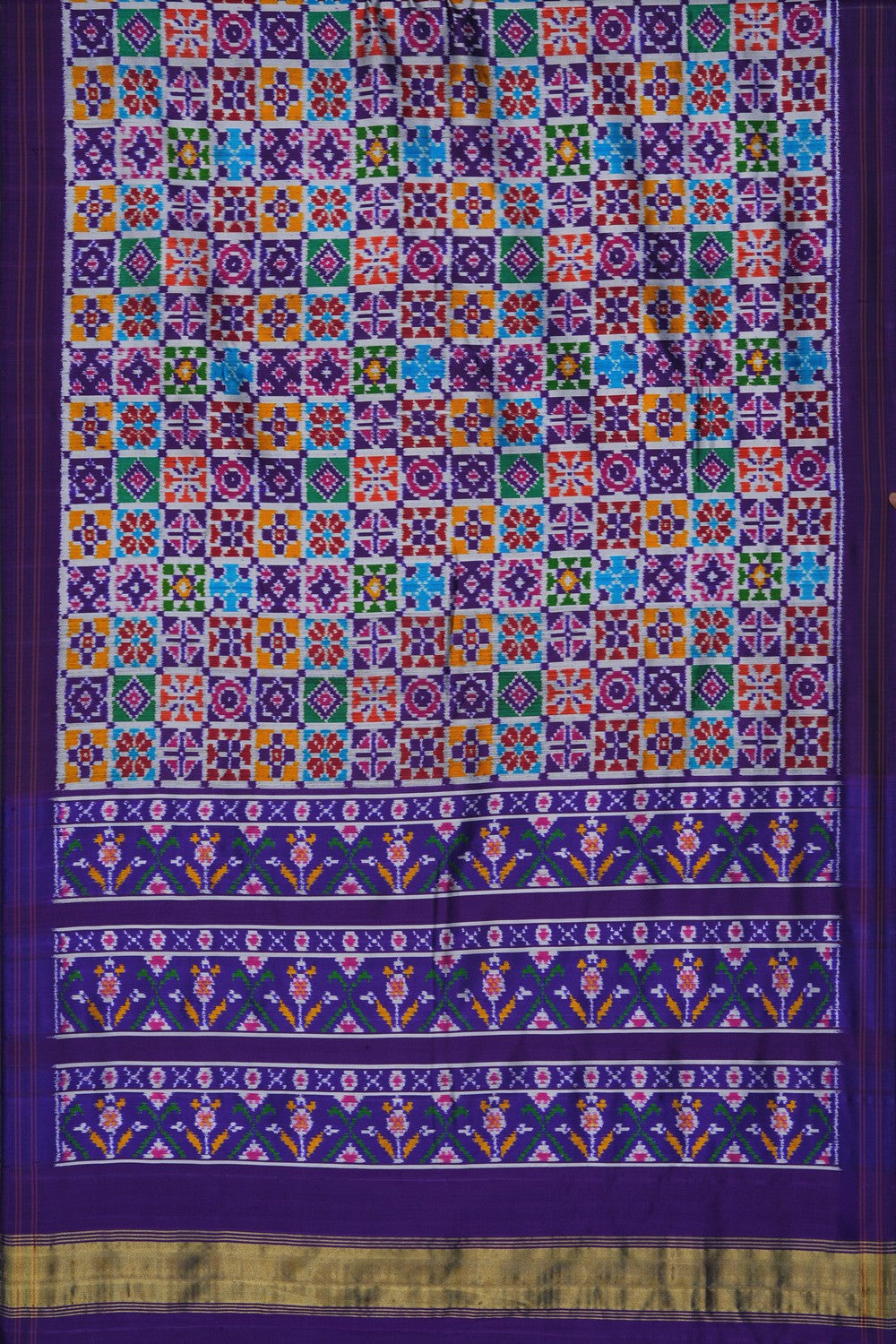 Image of Patan Patola Silk Double Ikat Saree